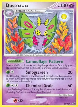 Dustox - Reverse Holofoil Platinum - Rare Platinum Pokemon Single Squirtle Squad Card Shop.