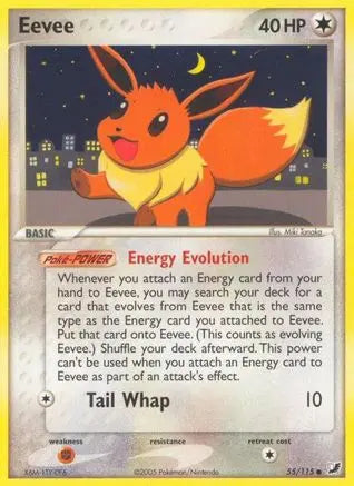 Eevee 055 Unseen Forces - Common Unseen Forces Pokemon Single Squirtle Squad Card Shop.