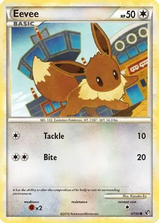 Eevee (47) (47) 047 Undaunted - Common Undaunted Pokemon Single Squirtle Squad Card Shop.