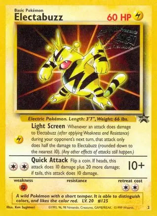 Electabuzz (Movie Promo) 002 WoTC Promo - Promo WoTC Promo Pokemon Single Squirtle Squad Card Shop.