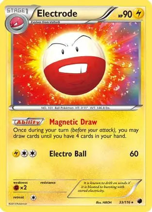 Electrode - Holofoil Plasma Freeze - Holo Rare Plasma Freeze Pokemon Single Squirtle Squad Card Shop.