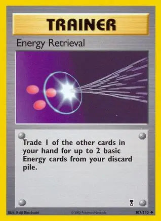 Energy Retrieval/110 Legendary Collection - Uncommon Legendary Collection Pokemon Single Squirtle Squad Card Shop.