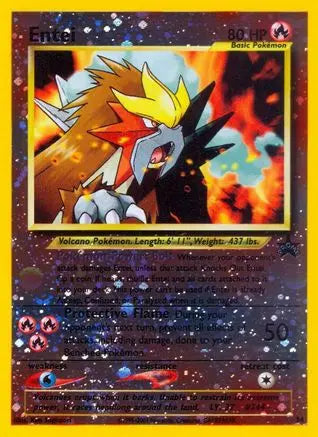 Entei 034 - Reverse Holofoil WoTC Promo - Promo WoTC Promo Pokemon Single Squirtle Squad Card Shop.