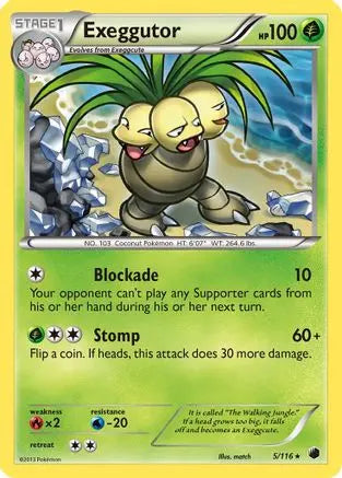 Exeggutor Plasma Freeze - Rare