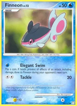 Finneon - Reverse Holofoil Mysterious Treasures - Common Mysterious Treasures Pokemon Single Squirtle Squad Card Shop.