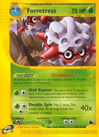 Forretress (56) Skyridge - Common Skyridge Pokemon Single Squirtle Squad Card Shop.