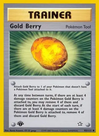 Gold Berry 093 - 1st Edition Neo Genesis - Uncommon
