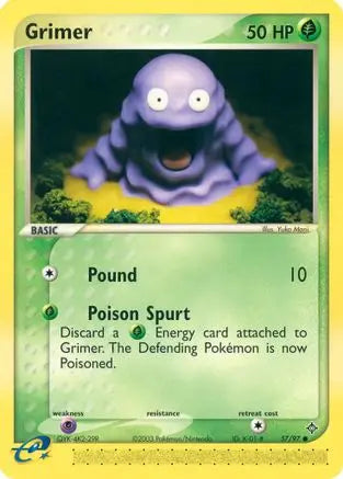 Grimer 057 - Reverse Holofoil Dragon - Common
