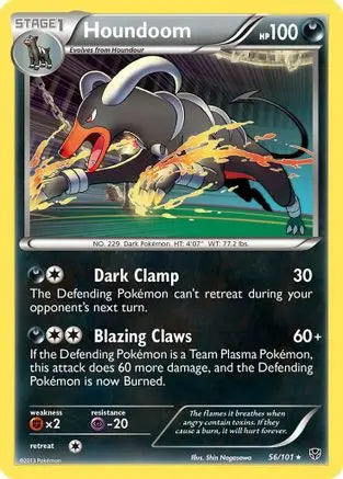 Houndoom/101 - Holofoil Plasma Blast - Holo Rare