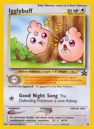 Igglybuff 036 WoTC Promo - Promo WoTC Promo Pokemon Single Squirtle Squad Card Shop.