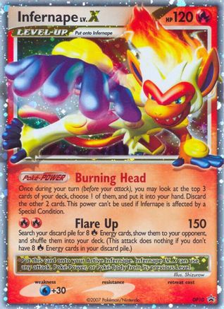 Infernape LV.X DP10 - Holofoil Diamond and Pearl Promos - Promo Diamond and Pearl Promos Pokemon Single Squirtle Squad Card Shop.