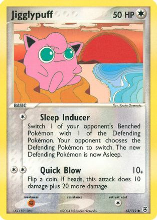 Jigglypuff 065 FireRed & LeafGreen - Common FireRed & LeafGreen Pokemon Single Squirtle Squad Card Shop.