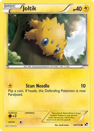 Joltik (44) (44) 044 Black and White - Common Black and White Pokemon Single Squirtle Squad Card Shop.