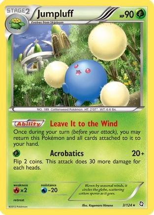 Jumpluff - Reverse Holofoil Dragons Exalted - Rare Dragons Exalted Pokemon Single Squirtle Squad Card Shop.