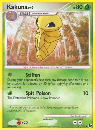 Kakuna - Reverse Holofoil Great Encounters - Common Great Encounters Pokemon Single Squirtle Squad Card Shop.