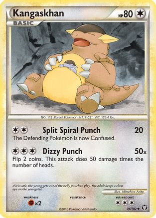 Kangaskhan Triumphant - Uncommon Triumphant Pokemon Single Squirtle Squad Card Shop.