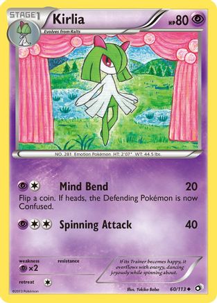 Kirlia - Reverse Holofoil Legendary Treasures - Uncommon Legendary Treasures Pokemon Single Squirtle Squad Card Shop.