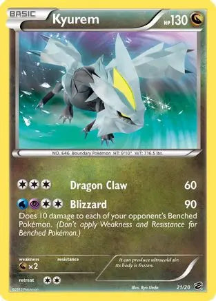 Black & White - Dragon Vault - Kyurem 21/20