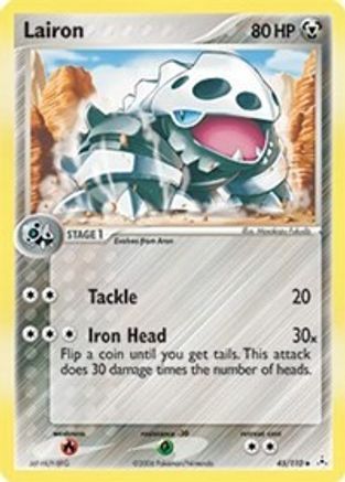 Lairon - Reverse Holofoil Holon Phantoms - Uncommon Holon Phantoms Pokemon Single Squirtle Squad Card Shop.