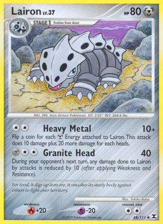 Lairon - Reverse Holofoil Rising Rivals - Uncommon Rising Rivals Pokemon Single Squirtle Squad Card Shop.