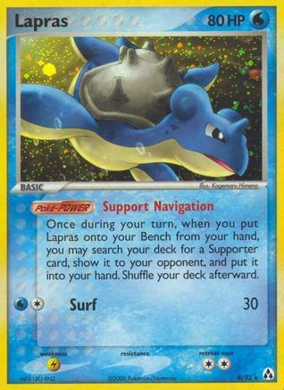 Lapras - Reverse Holofoil Legend Maker - Holo Rare Legend Maker Pokemon Single Squirtle Squad Card Shop.
