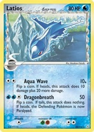 Latios (Delta Species) 022 - Reverse Holofoil Holon Phantoms - Rare Holon Phantoms Pokemon Single Squirtle Squad Card Shop.