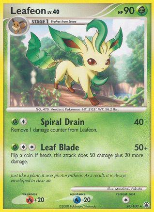 Leafeon (24) Majestic Dawn - Rare Majestic Dawn Pokemon Single Squirtle Squad Card Shop.