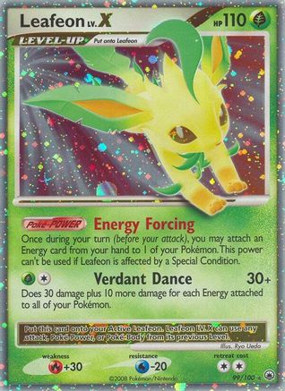 Leafeon LV.X - Holofoil Majestic Dawn - Ultra Rare Majestic Dawn Pokemon Single Squirtle Squad Card Shop.