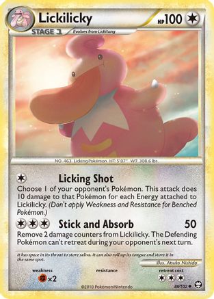 Lickilicky - Reverse Holofoil Triumphant - Uncommon Triumphant Pokemon Single Squirtle Squad Card Shop.