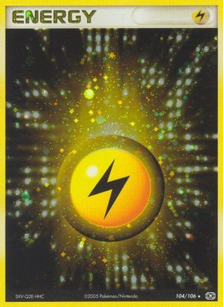 Lightning Energy Emerald - Holo Rare Emerald Pokemon Single Squirtle Squad Card Shop.