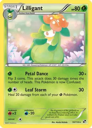 Lilligant/114 Black and White - Rare