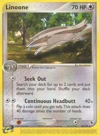 Linoone Ruby and Sapphire - Uncommon