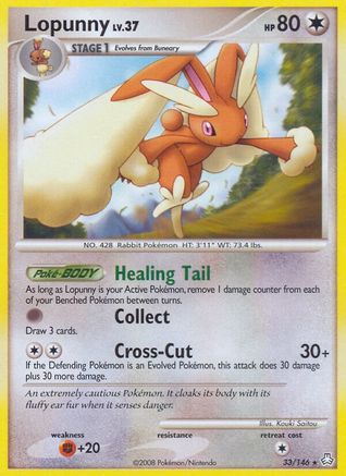 Lopunny - Reverse Holofoil Legends Awakened - Rare Legends Awakened Pokemon Single Squirtle Squad Card Shop.