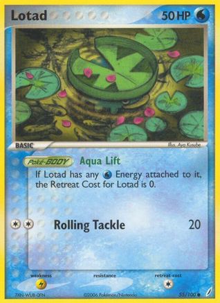 Lotad 055 Crystal Guardians - Common Crystal Guardians Pokemon Single Squirtle Squad Card Shop.