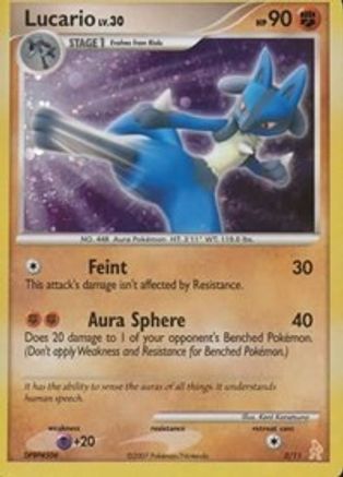Lucario 3/11 – DP Trainer Kit: Manaphy & Lucario – Holofoil