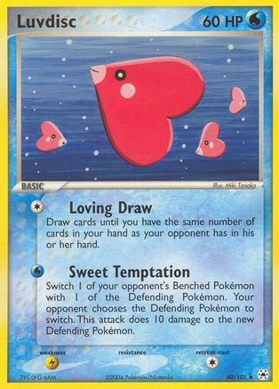 Luvdisc Hidden Legends - Uncommon Hidden Legends Pokemon Single Squirtle Squad Card Shop.