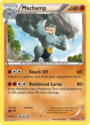 Machamp (50) Plasma Blast - Rare Plasma Blast Pokemon Single Squirtle Squad Card Shop.