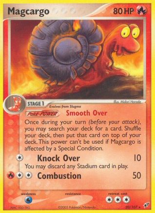 Magcargo - 020/107/107 Deoxys - Rare Deoxys Pokemon Single Squirtle Squad Card Shop.