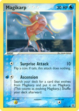 Magikarp FireRed & LeafGreen - Common FireRed & LeafGreen Pokemon Single Squirtle Squad Card Shop.
