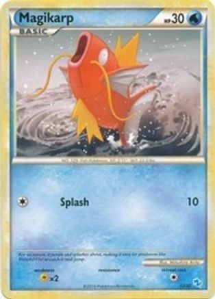 Magikarp (#12) HGSS Trainer Kit Gyarados & Raichu - Common HGSS Trainer Kit: Gyarados & Raichu Pokemon Single Squirtle Squad Card Shop.