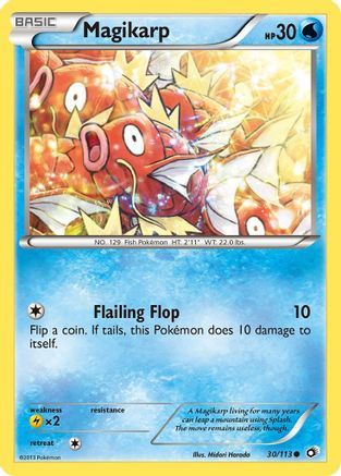 Magikarp 030 Legendary Treasures - Common Legendary Treasures Pokemon Single Squirtle Squad Card Shop.