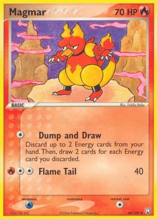 Magmar 044 - Reverse Holofoil Team Rocket Returns - Uncommon Team Rocket Returns Pokemon Single Squirtle Squad Card Shop.