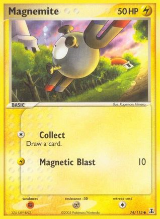Magnemite 074 Delta Species - Common Delta Species Pokemon Single Squirtle Squad Card Shop.