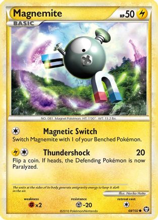 Magnemite 068 Triumphant - Common Triumphant Pokemon Single Squirtle Squad Card Shop.