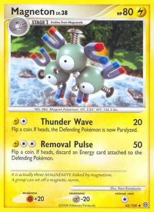 Magneton (43) Stormfront - Uncommon Stormfront Pokemon Single Squirtle Squad Card Shop.