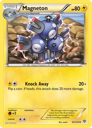 Magneton (45) - Reverse Holofoil Plasma Storm - Uncommon Plasma Storm Pokemon Single Squirtle Squad Card Shop.