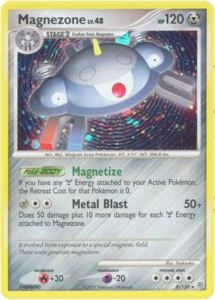 Magnezone/130 - Reverse Holofoil Diamond and Pearl - Holo Rare Diamond and Pearl Pokemon Single Squirtle Squad Card Shop.