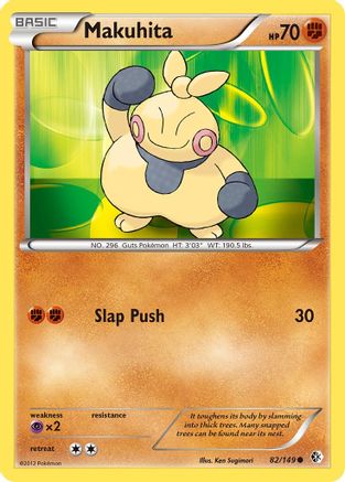 Makuhita Boundaries Crossed - Common Boundaries Crossed Pokemon Single Squirtle Squad Card Shop.