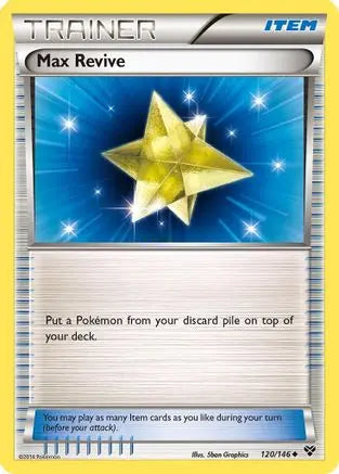 Max Revive 120 - Reverse Holofoil XY Base Set - Uncommon