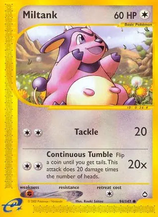 Miltank 094 Aquapolis - Common